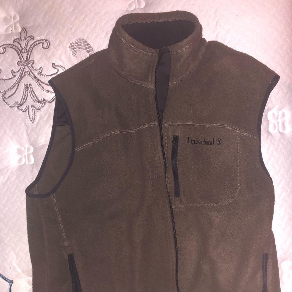 Brown thin summer timberland vest